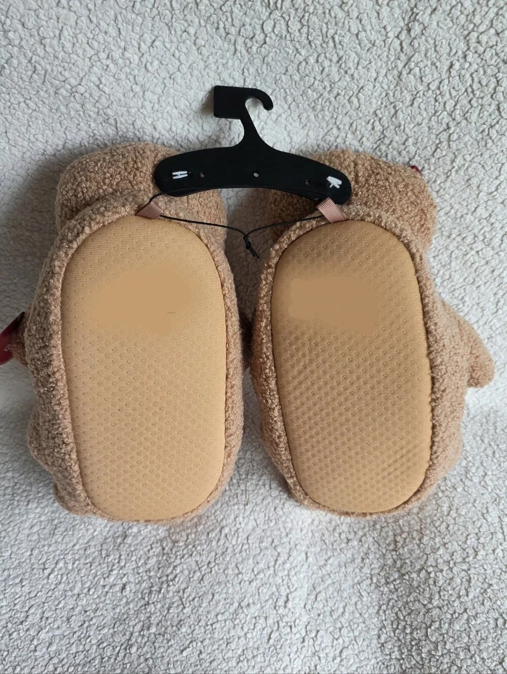 New Holiday Time tiddler Boys and Girls Plush Gingerbread Slippers